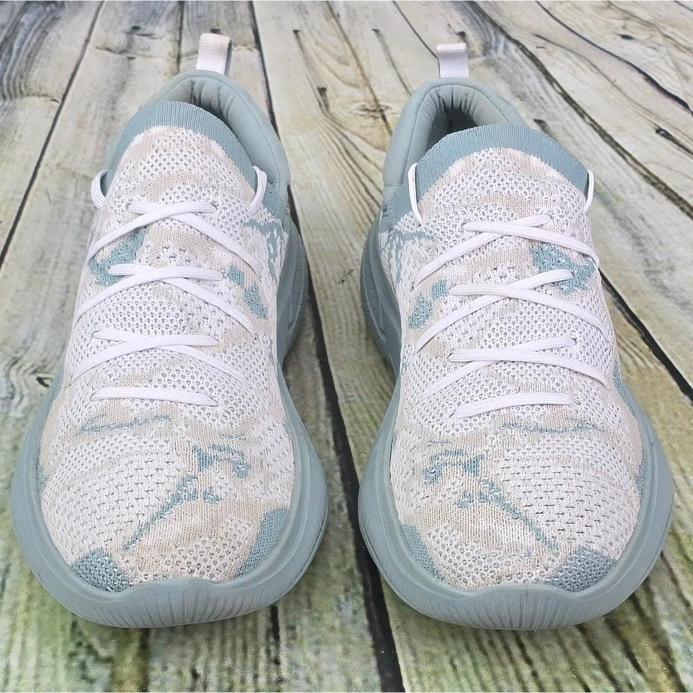 Sorel Explorer Blitz Stride Sneakers Womens 8.5 Blue‎ White Knit Walking Comfort